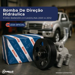 Bomba Direção Hidráulica Ford Ranger 2.3 Gasolina 2005 2006 2007 Bosch Original