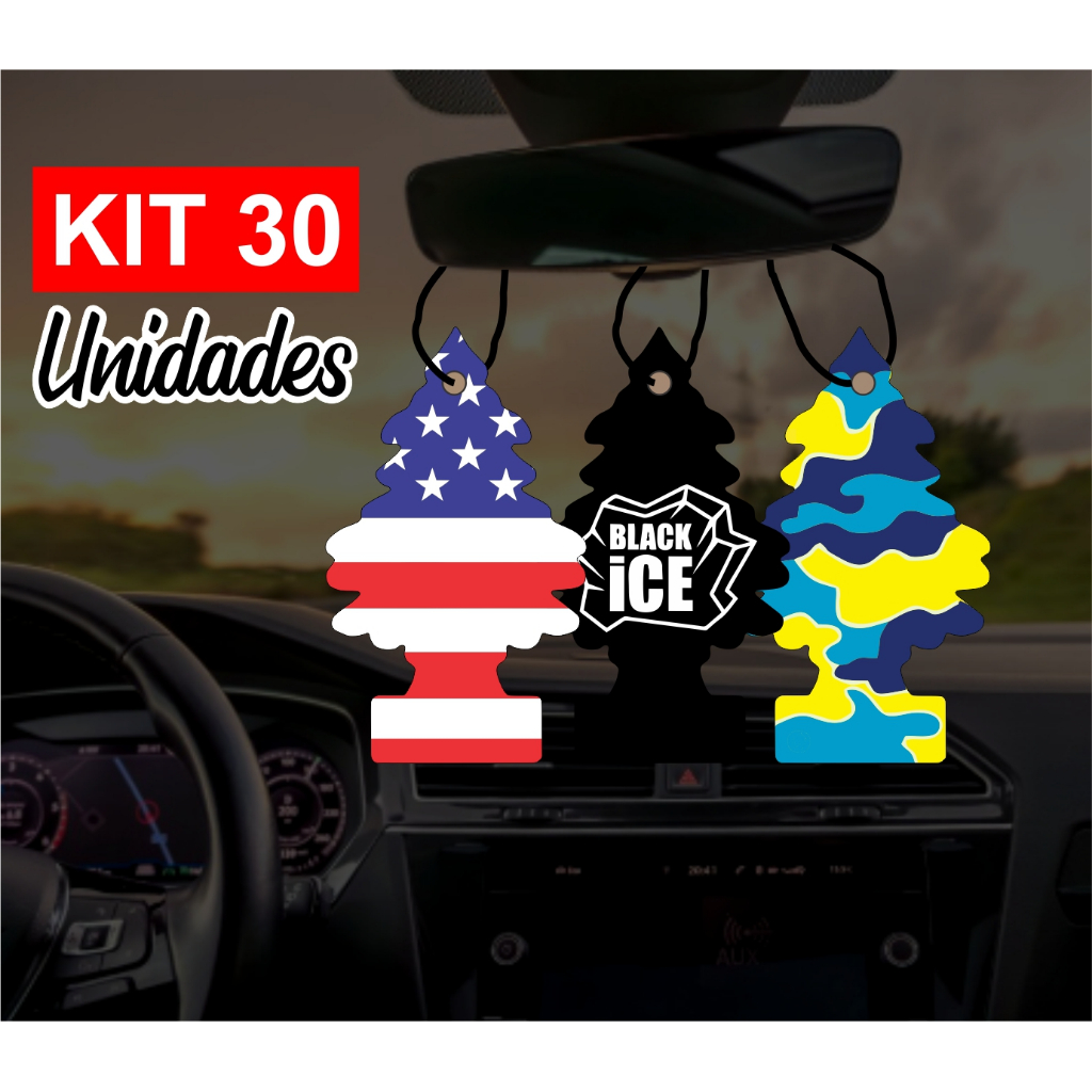 Kit 30x Cheirinho de Carro Aromatizante Automotivo Pinheiro Brinde Lava Rapido - Envio Imediato em Oferta na Shopee