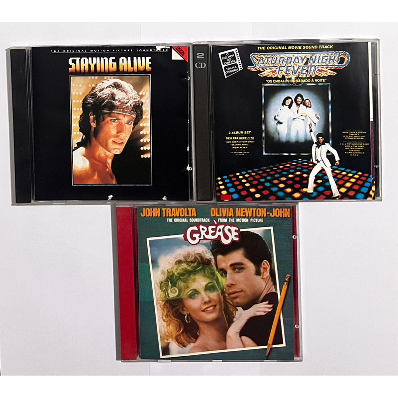 CDS Saturday Nigh Fever/ Stayling Alive/ Grease - Trilha de Filmes - Originais