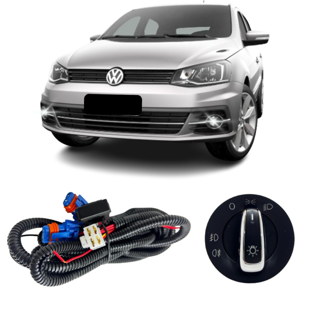 Kit Milha Botao Chave E Chicote Gol G7 em Oferta na Shopee