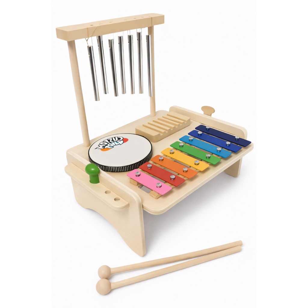 Brinquedo Pedagógico Educativo Banda Musical Montessori Creche Escola