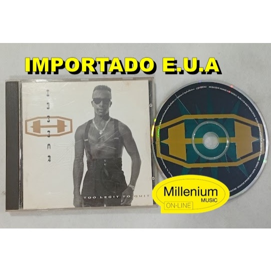 CD MC Hammer  Too Legit To Quit 1991 importado E.U.A Original Gravadora Colecionador Ótimo Estado