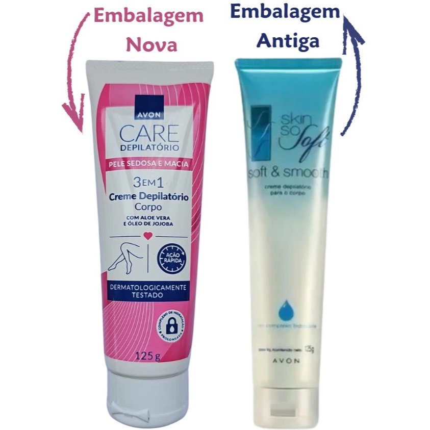Creme Depilatório Avon Care Para o Corpo 3 em 1