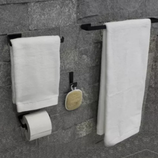 kit banheiro Acessórios 4 Peças Completo Suporte Cabide decoração banheiro em Oferta na Shopee