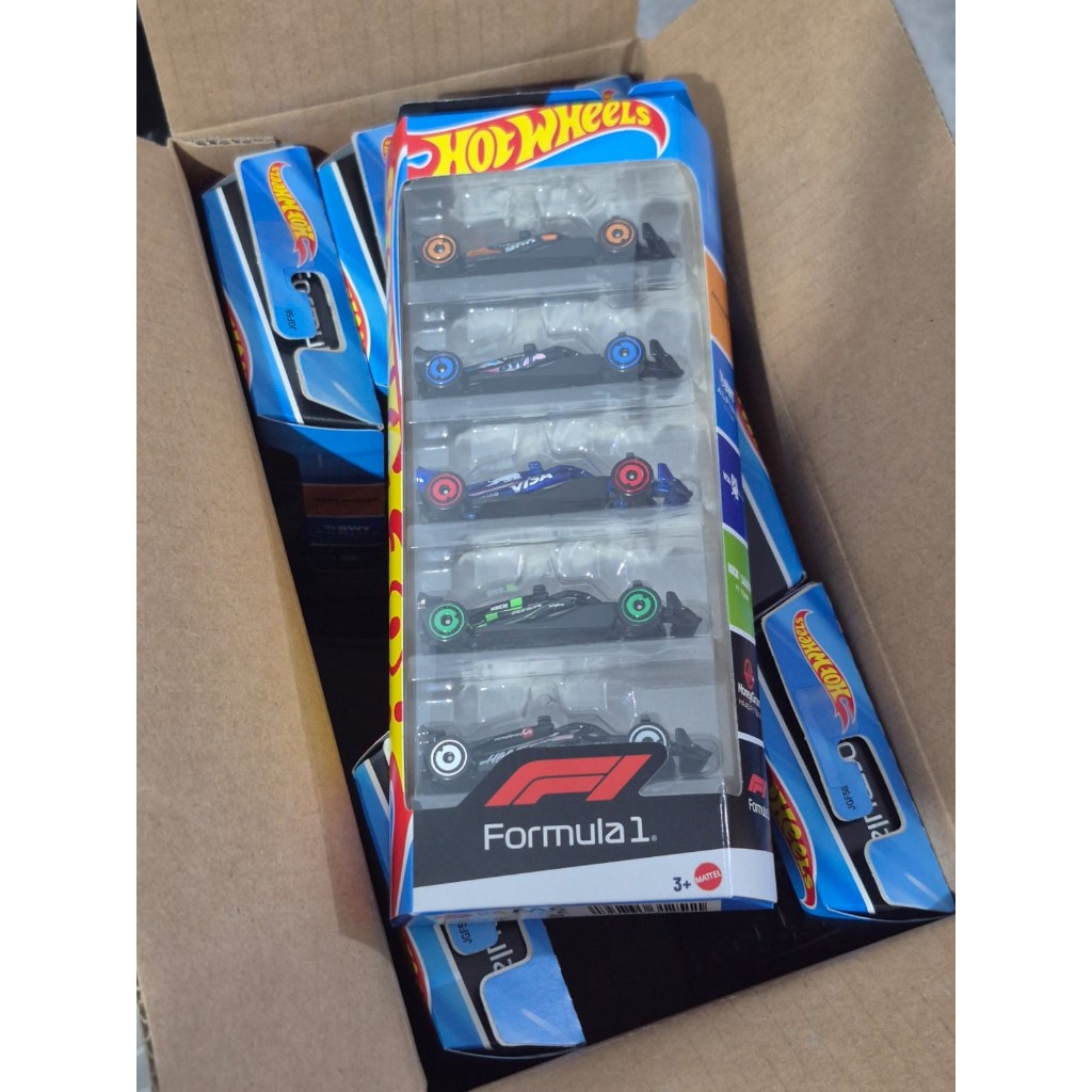 HOTWHEELS FORMULA 1 FIVEPACK LACRADO - VALOR DA UNIDADE COM 5 MODELOS