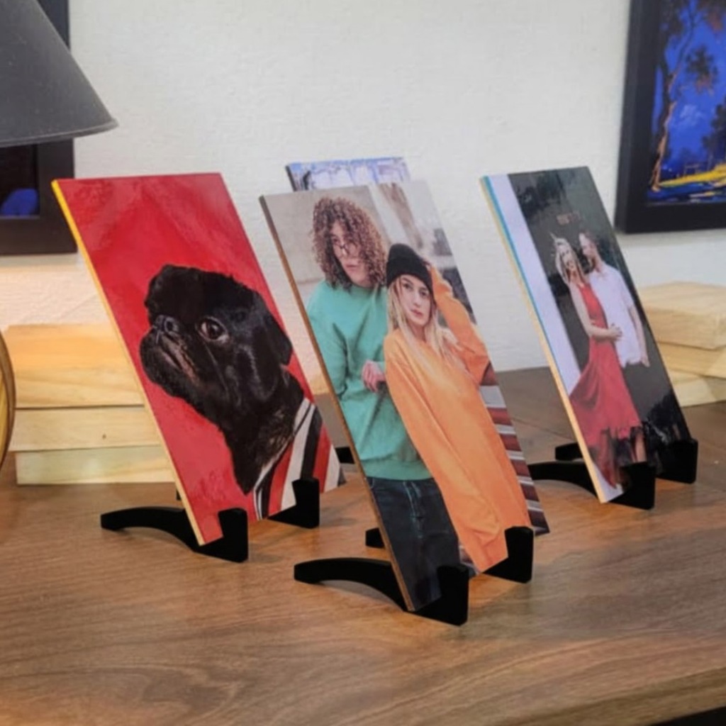 Quadro de Mesa Personalizado Tamanho 10x15 cm - COM SUPORTE Casal Namorados Presente família em Oferta na Shopee