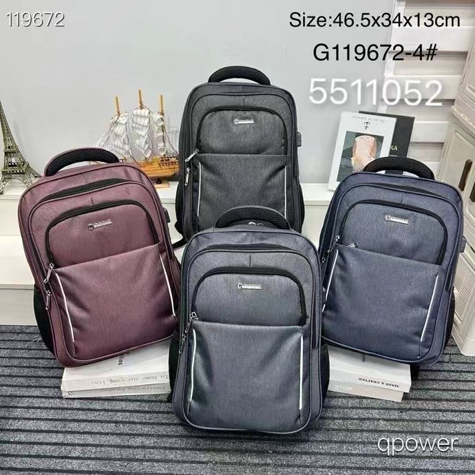 Mochila 18'' Impermeável com 4 Camadas – Grande Capacidade, Resistente e com Entrada USB em Oferta na Shopee