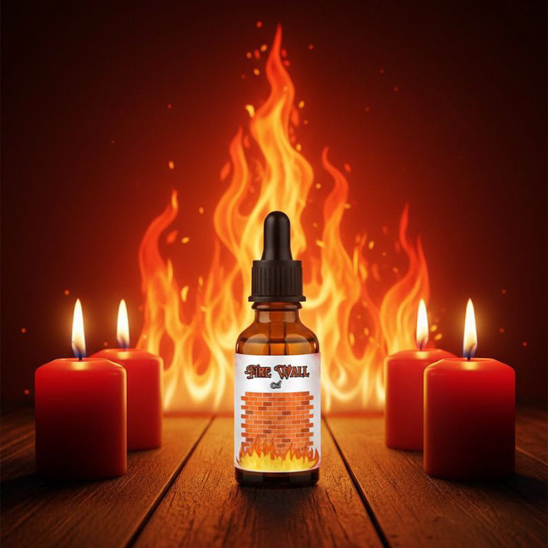 Óleo Energético Fire Wall 20ml – Parede de Fogo e Proteção / Hoodoo em Oferta na Shopee