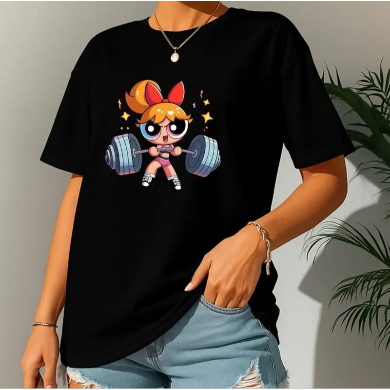 Camiseta Feminina Estampada Super poderosas  100% Algodão | Academia Treimo  | Confortável e Estilosa