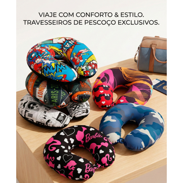 Almofada De Viagem Encosto Cervical Travesseiro De Carro
