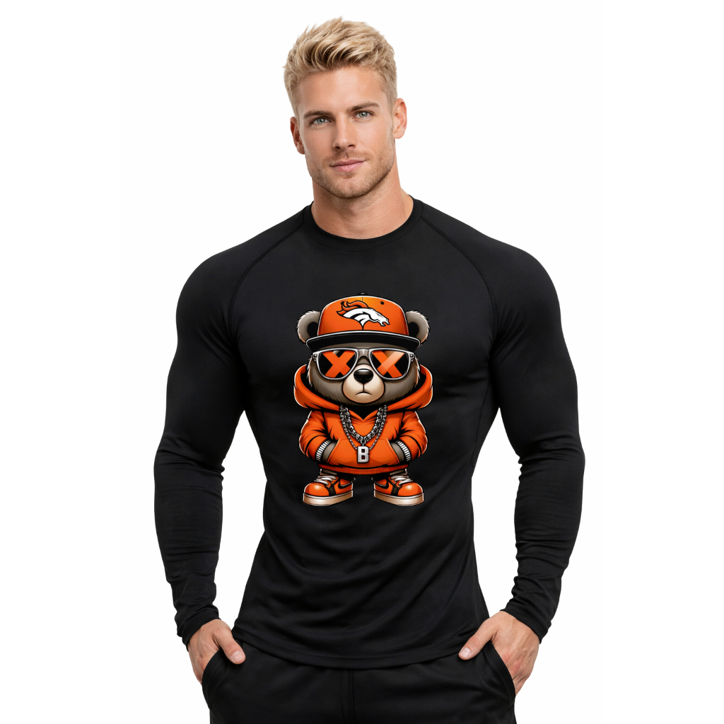 Camisa Térmica Esportiva Manga Longa – Compressão Dry Fit Antiodor Treino Academia Proteção UV