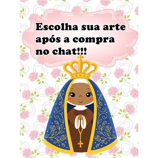 Bolsa Sacolinhas ecobag personalizado Tema nossa senhora 20x30(PRECISA APROVAR A ARTE NO CHAT APÓS A COMPRA))