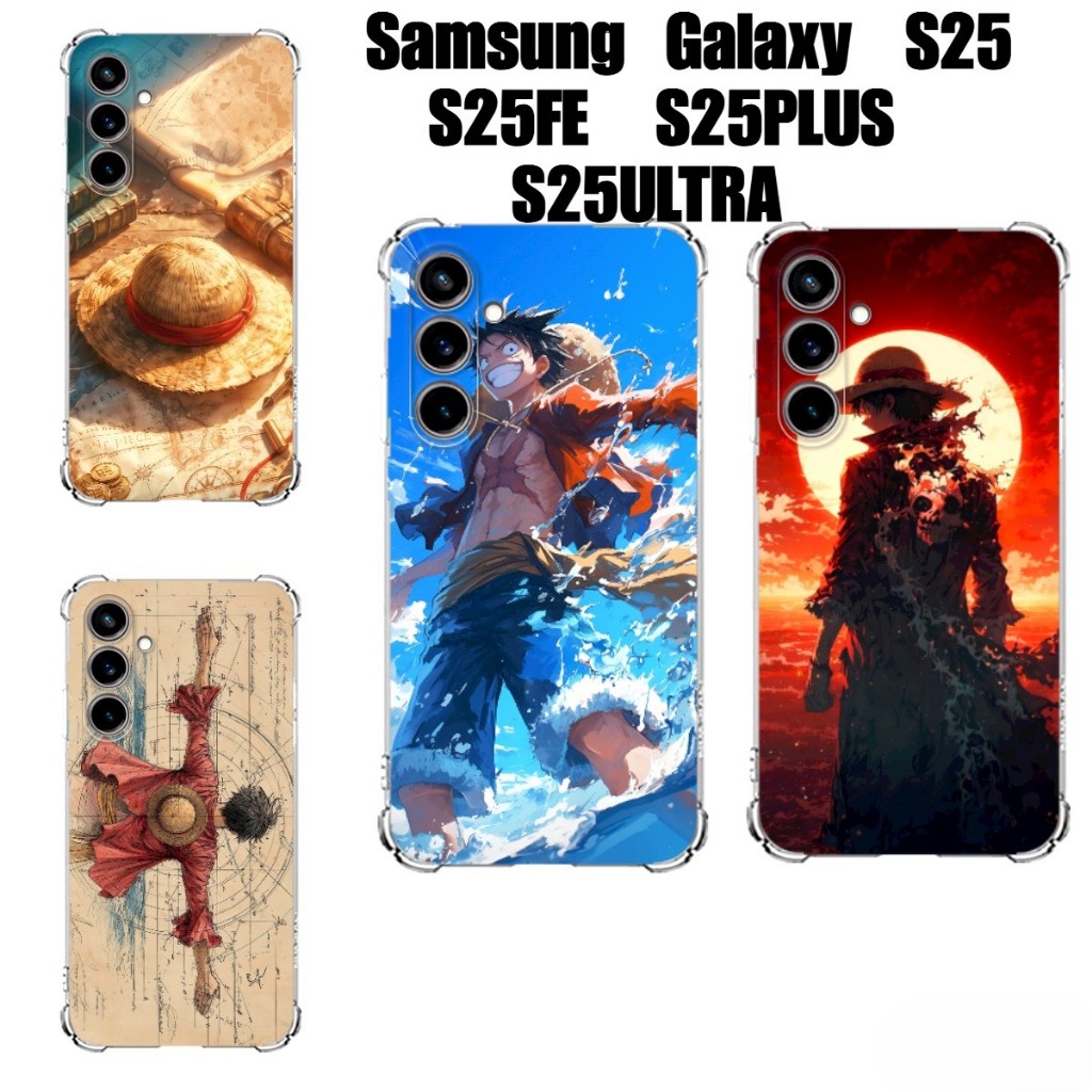 Capinhas Celular Samsung Galaxy S25 S25FE S25 Plus S25 Ultra Anime One Piece Luffy Zoro Capinha