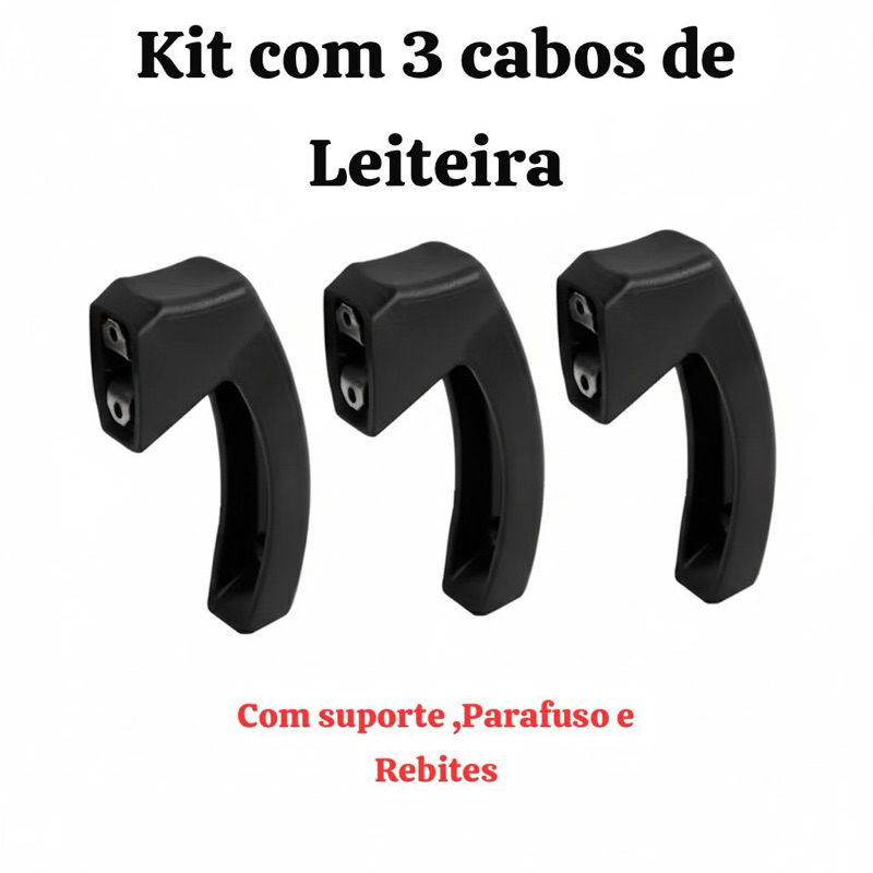 Kit c/03 cabos de Leiteira Caneco conserto