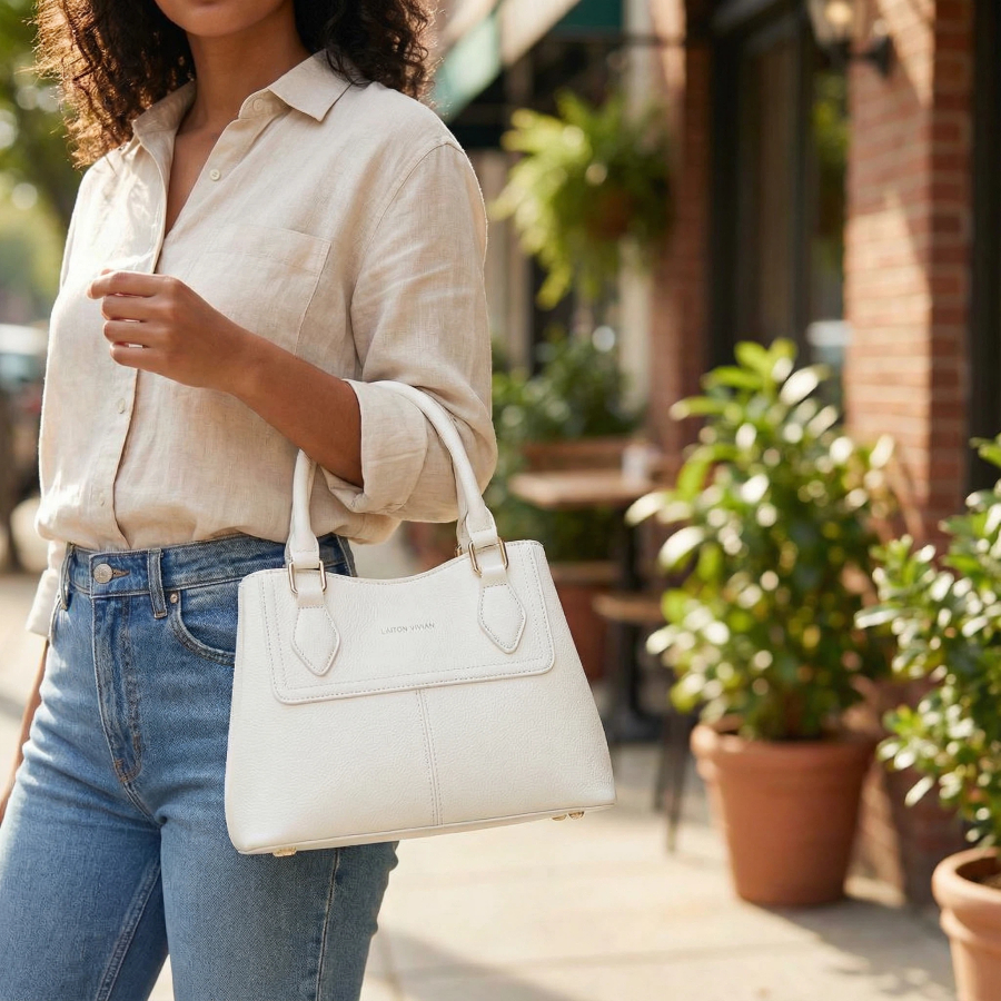 Bolsa Feminina Layton Vivian L9620# Elegante e Versátil com Alça Dupla e Lateral Ajustável , FASHION em Oferta na Shopee