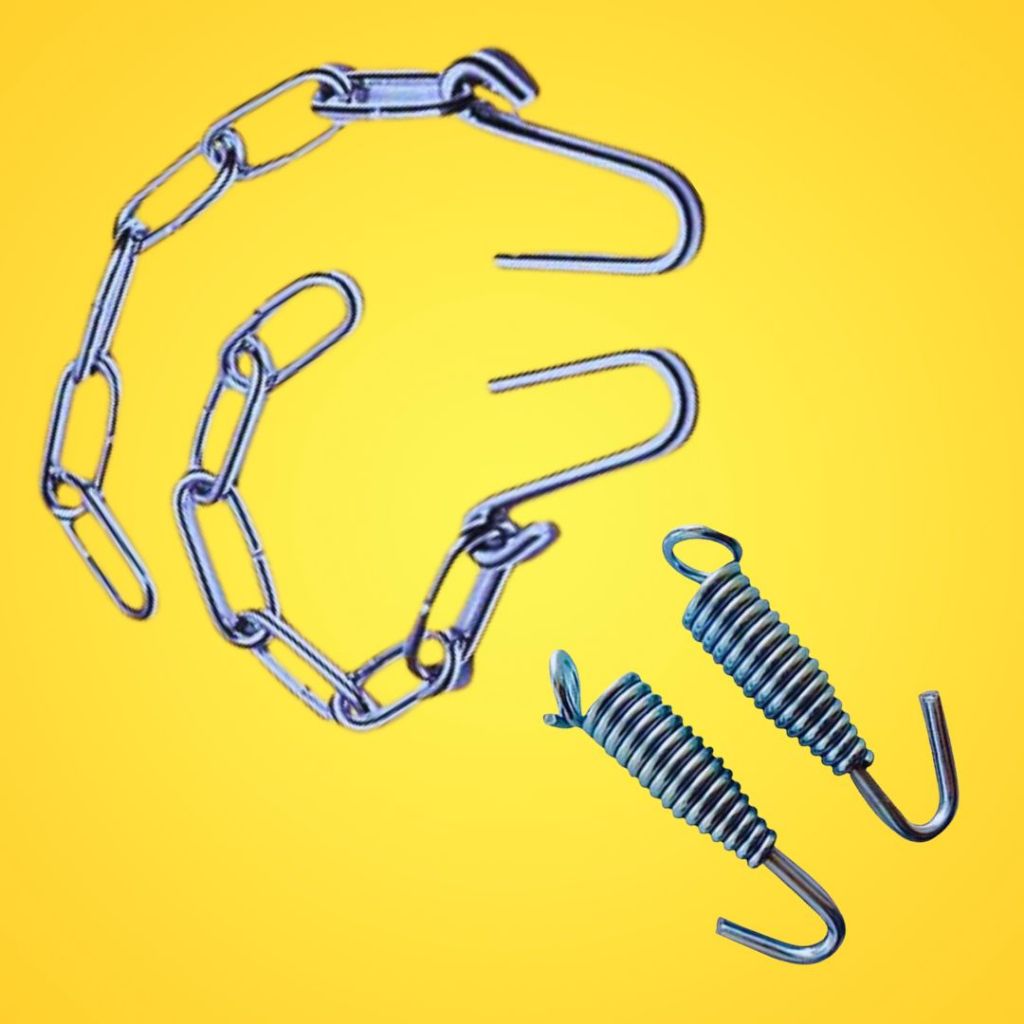 Mola Extensora de Rede + Corrente | Kit Acessórios Rede de Dormir (KIT MOLA + CORRENTE)
