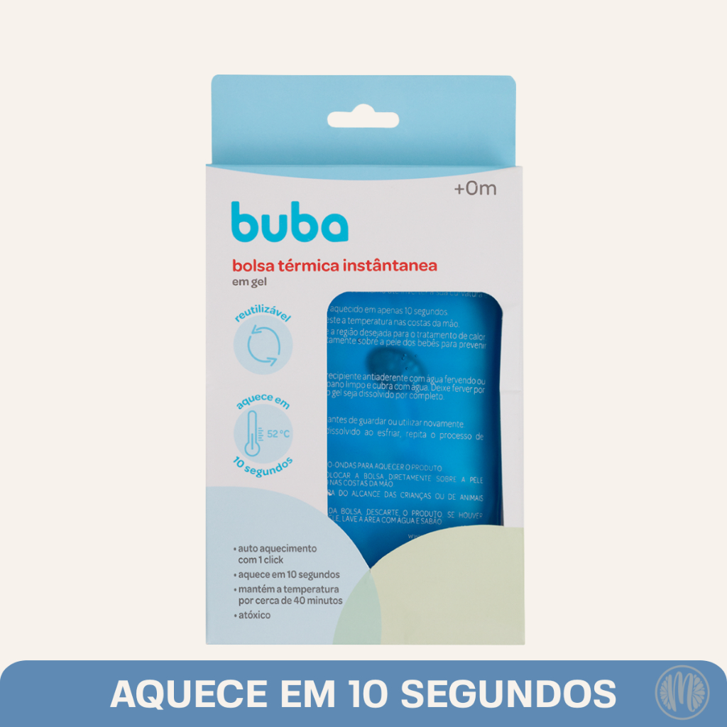 Bolsa Térmica Instantânea Gel Buba Alívio Cólicas e Dores Bolsa Térmica Instantânea Gel Buba Alívio Cólicas e Dores