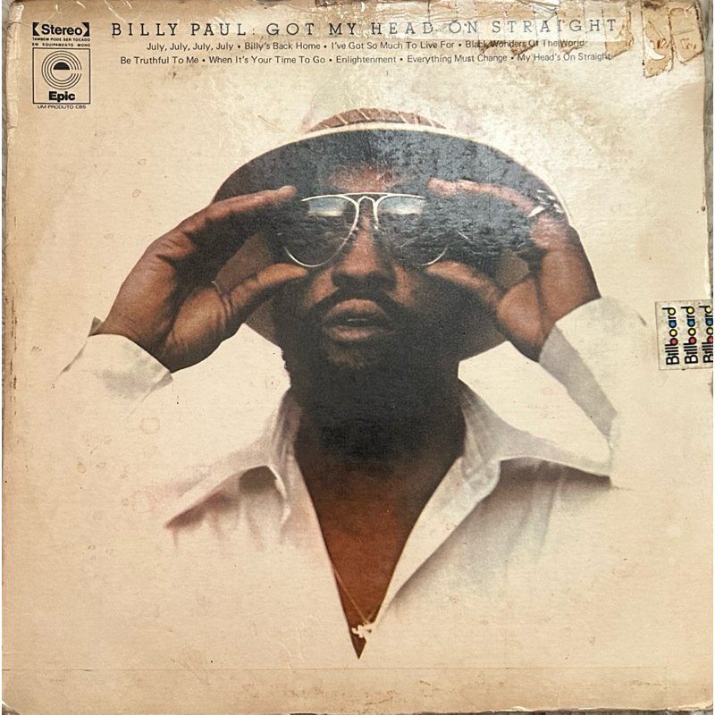 Disco de Vinil LP Billy Paul Got My Head on Straight