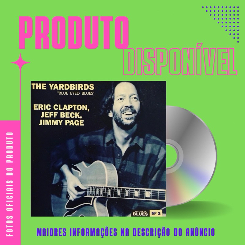 CD THE YARDBIRDS - BLUE EYED BLUES Nº 2 (Eric Clapton, Jeff Beck, Jimmy Page)
