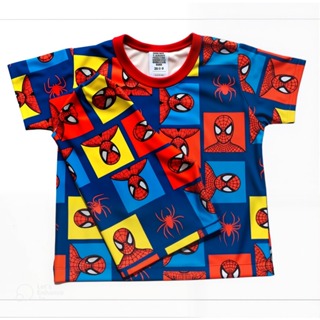 Pijama Infantil Menino-nino Verão  Short + Camiseta   personajes/heroe homem aranha  2-4-6-8-10 anos em Oferta na Shopee