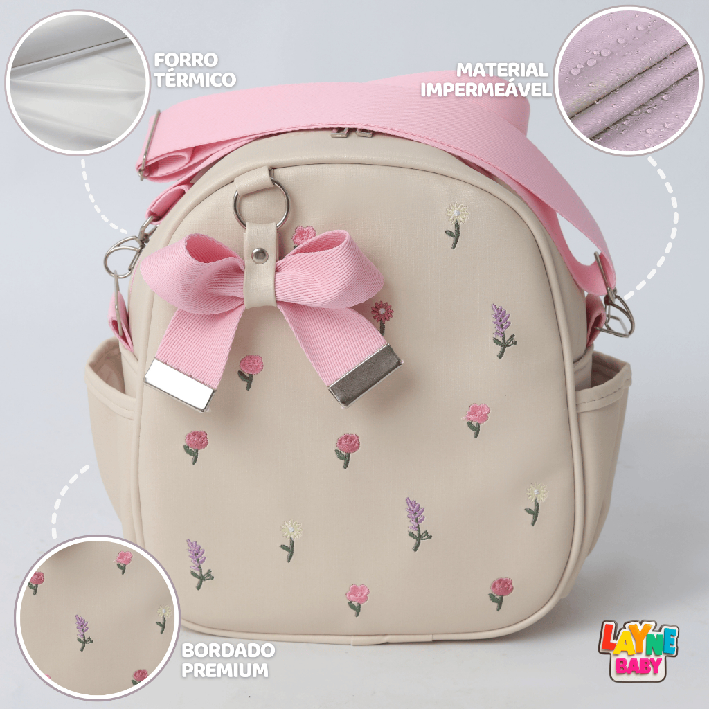 Bolsa Maternidade Menino Menina Mochila Luxo Estampada Bebê Impermeável Multifuncional Fraldas