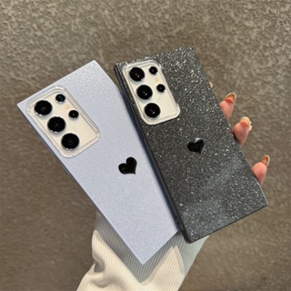 Capinha Capa Para S23 Ultra S24 Ultra S25 Ultra Brilho Brilhosa Coração Personalizada Case Protetor em Oferta na Shopee