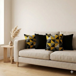 Kit 4 Capas Para  Almofadas Gorgorinho E Oxford 45x45 em Oferta na Shopee