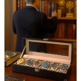 PU Leather Watch Storage Box, Assista Acessórios, Display Case, Suporte, Organizador, Cai…