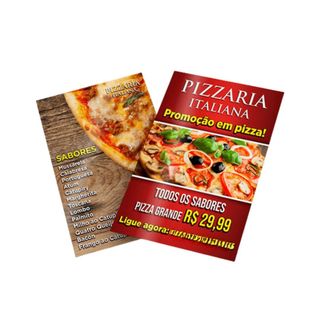 Panfleto Folheto Flyer Personalizados 1000 unidades 2500 unidades 5000 unidades