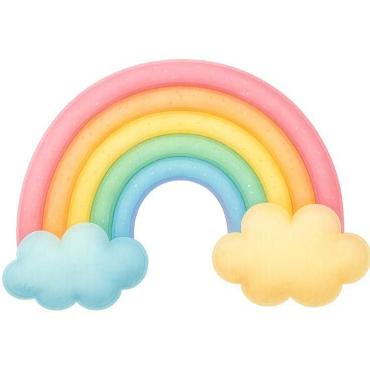 Display de Chão Mdf Decoração Festa - Arco íris Aquarela Menino e Menina - Novo (1 Peça - Vários Tamanhos) — imagem 2 de 2