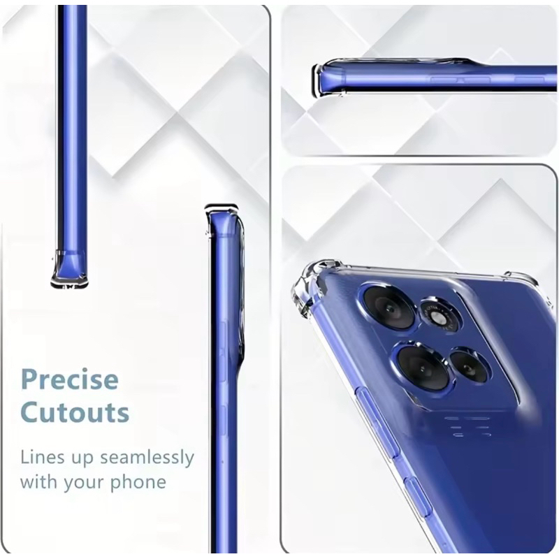 Kit 2X Motorola Moto G36 -Película Frontal Ceramica 3D + Capa Transparente TPU Silicone