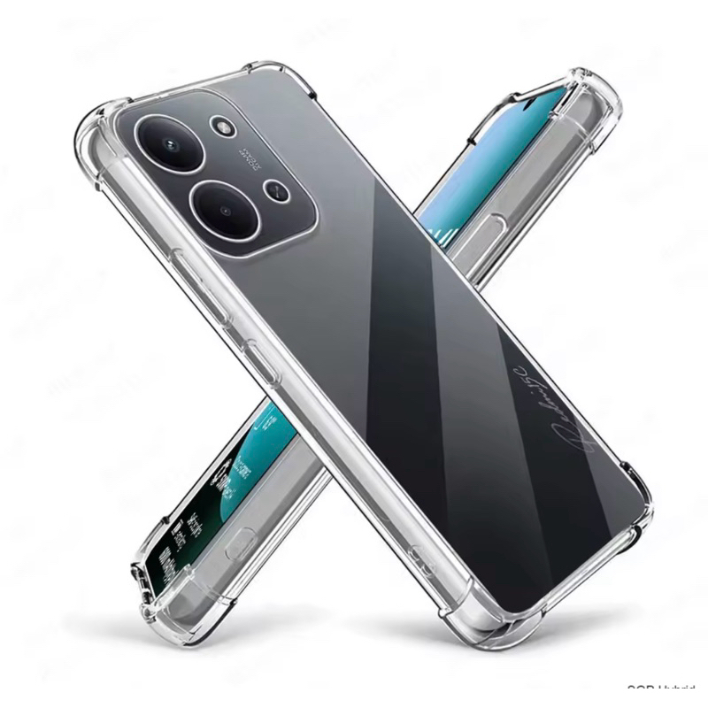 Kit 2X1 Xiaomi Redmi 15C 4G-Película Frontal Ceramica 3D + Capa Transparente TPU Silicone