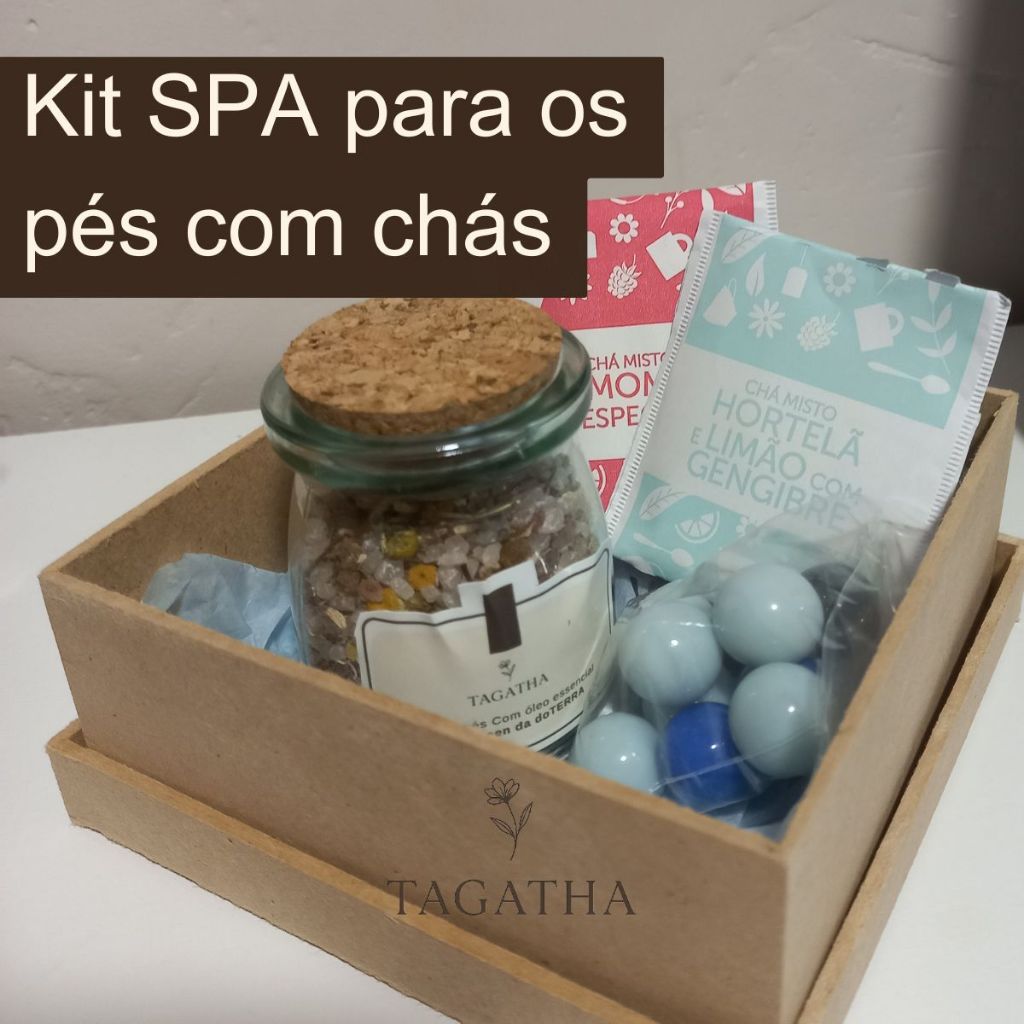 Imagem Kit SPA para os pés com chás calmante
