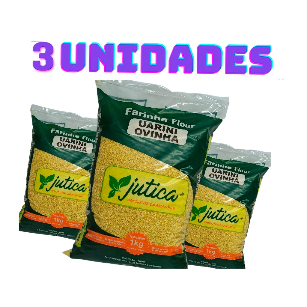 Farinha Ovinha Jutica 3 kg - entrega Rapida em Oferta na Shopee