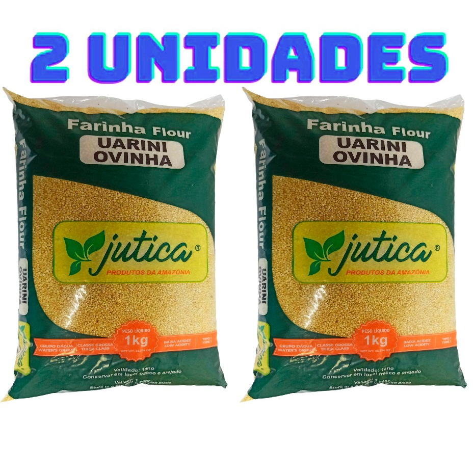 Farinha Ovinha 2kg Jutica Uarini em Oferta na Shopee