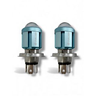 2 Lâmpada Farol Xenon Projetor Led H4 Super Branca 6500k Chip Moto Carro Super Forte Plug And Play em Oferta na Shopee