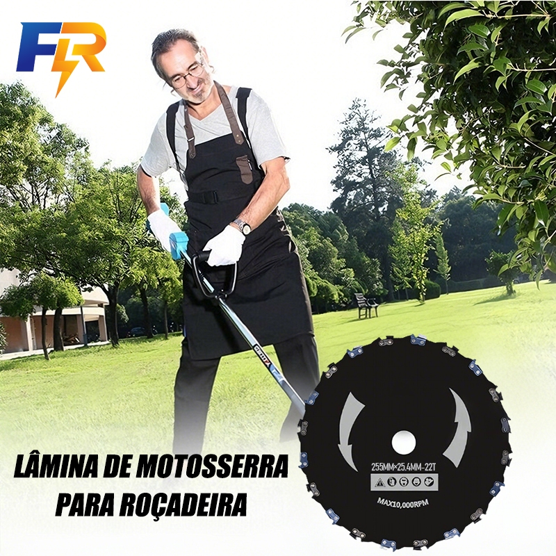 Disco de 20 Dentes para Roçadeira em Aço de Alta - Durabilidade e Eficiência no Corte de Vegetação em Oferta na Shopee