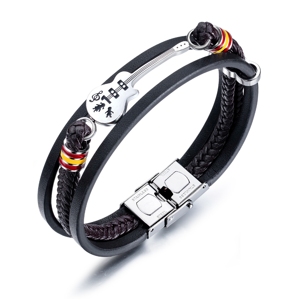 OLEVS Pulseira Bracelete Masculina Com Design De Corrente Dupla Fashion Luxury Principle PH1322