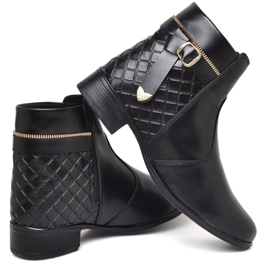 Bota Social Feminina Couro: Onde Comprar | BuscaProdutos