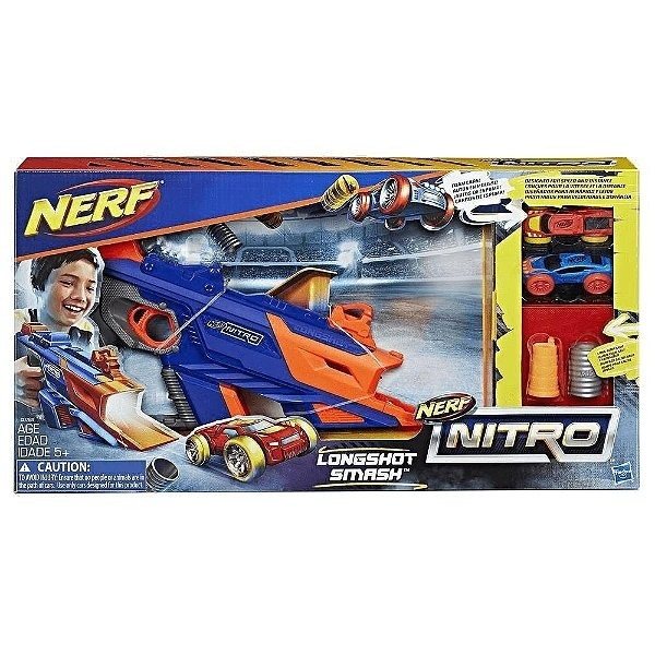 Lançador De Carrinhos Nerf Nitro Longshot Smash Hasbro C0784