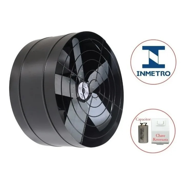Exaustor Industrial 40 cm Blindado – Ventilador De Alta Vazão  Alto Desempenho em Oferta na Shopee