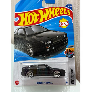 Carrinho Hot Wheels Maserati Shamal preto