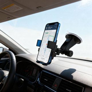 Suporte de Telefone para Carro Ventosa - Fixação Forte, Rotação 360°, Ajuste Fácil em Oferta na Shopee