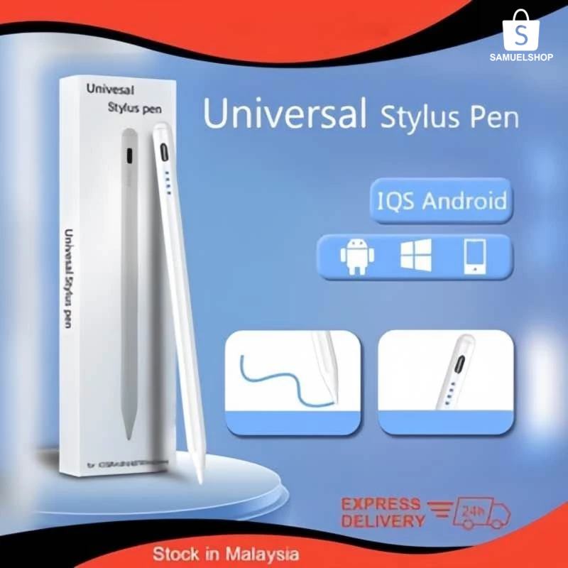 Caneta Touch Pen Universal para Tablet Compatível IOS e Android Ponta Fina Alta Sensibilidade em Oferta na Shopee
