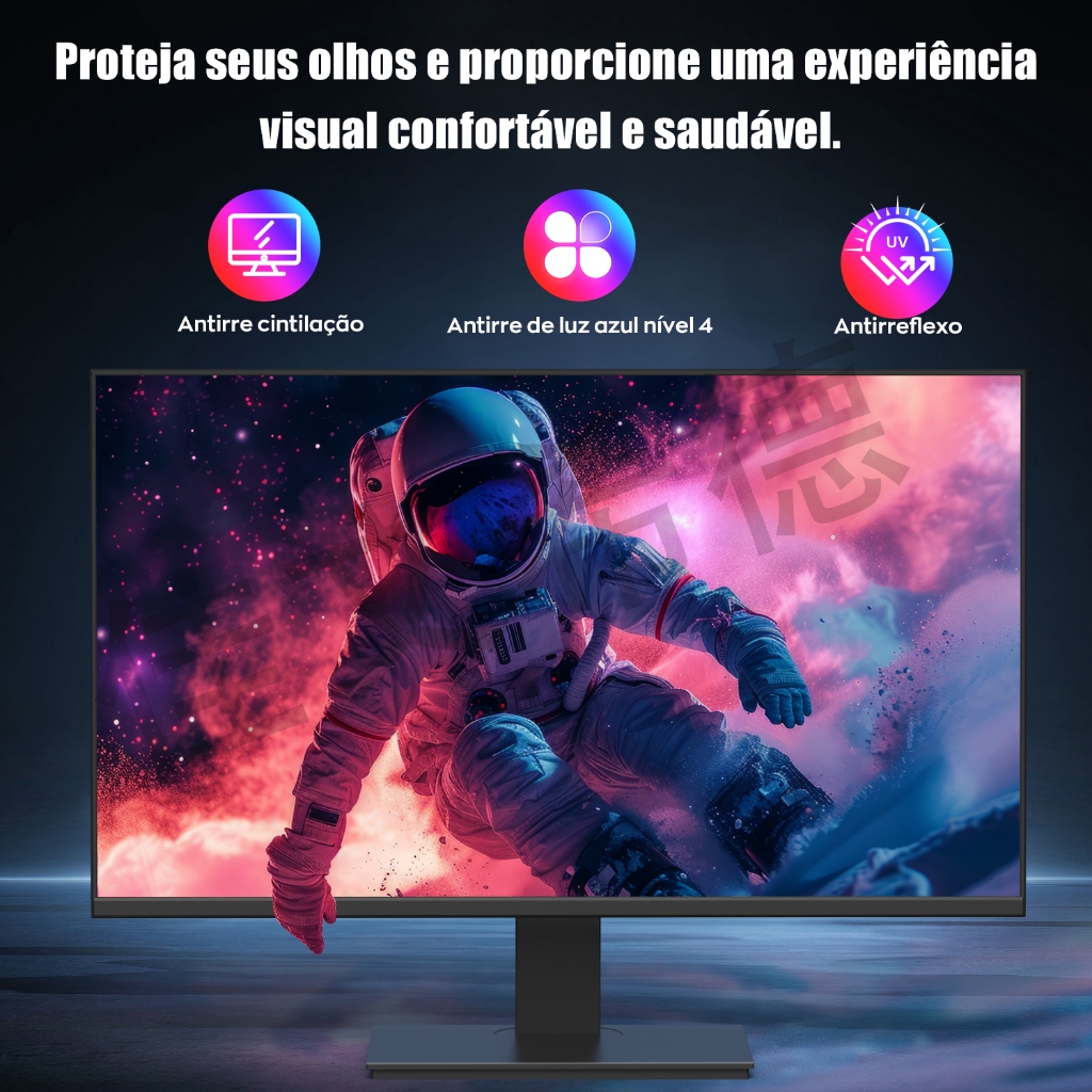 Detalhes do Monitor Gamer 20'' 100hz Com Alto-falante Integrado Hdmi Preto
