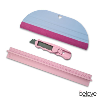 Kit Espátula + Estilete + Régua de Proteção Papelaria Personalização Lâminação Cartonagem Artesanato em Oferta na Shopee