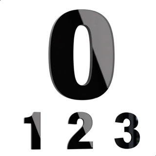 Números Residenciais Acrílico Preto 20cm Corte a Laser Para Fachada Portão Parede Casa Moderna em Oferta na Shopee