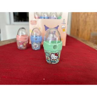 Apontador com Borracha + Depósito – 1 Furo | Turma Hello Kitty em Oferta na Shopee