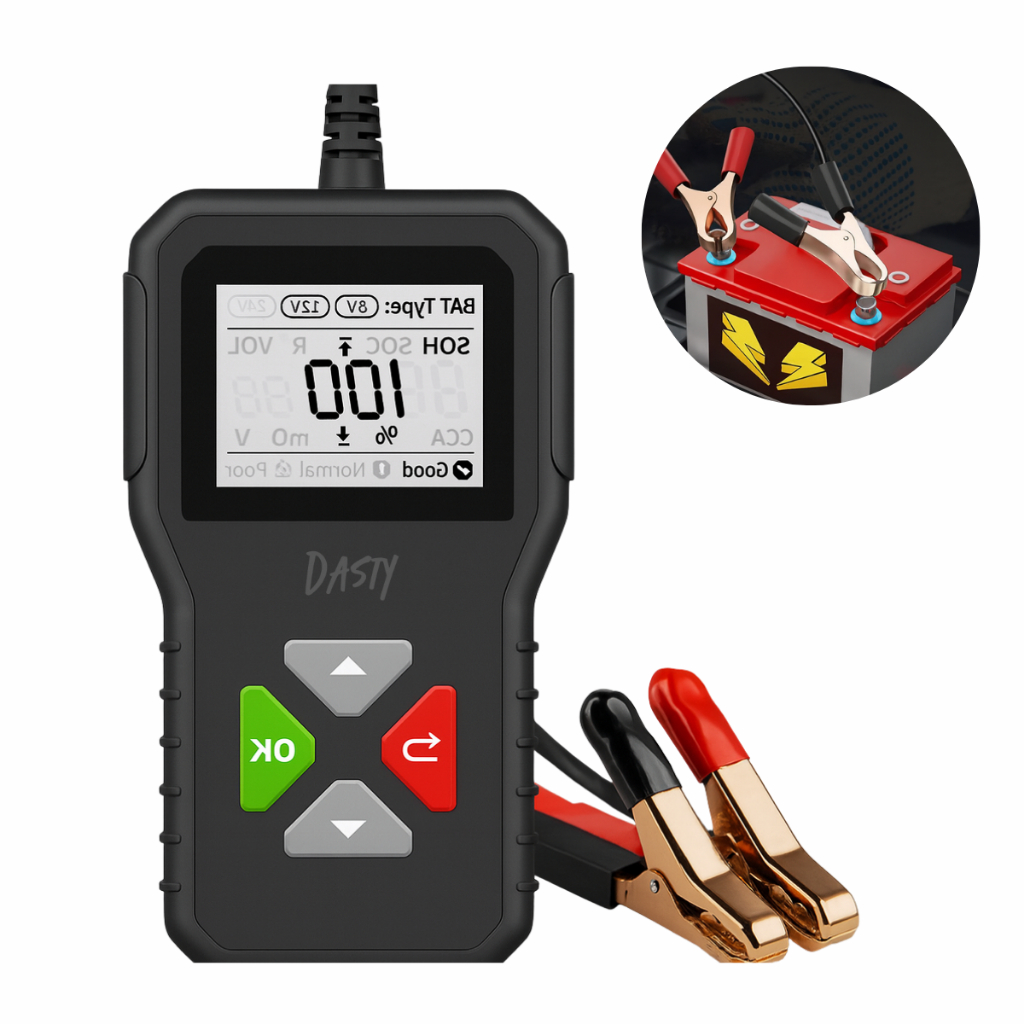 Teste E Analisador De Bateria Automotiva Carro Moto Caminhão