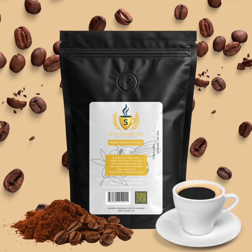 1Kg de Café especial Sítio Goiabeiras (em Grãos 84pts) (1Kg )  MICROLOTE (EDIÇÂO ESPECIAL)